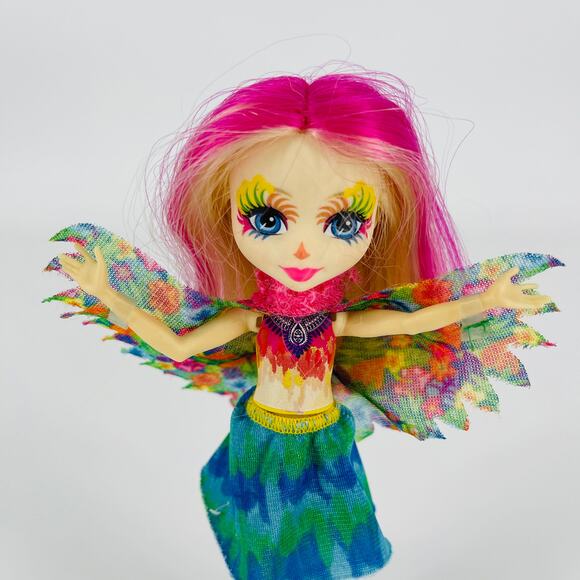Mattel Enchantimals Peeki Parrot Doll Cut Hair Missing Parrot and Crown - GUC - Picture 15 of 15